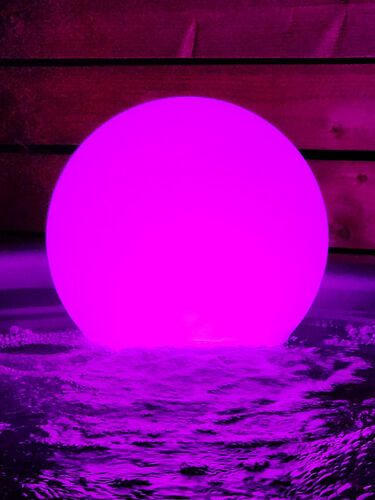 LED Control Glow Sphere (35 cm) w/Infrared Remote